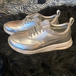 Silver Nikes